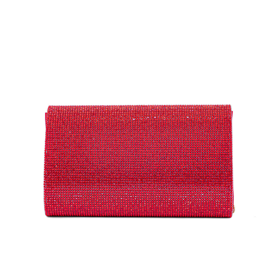 Red Fancy Clutch P24327