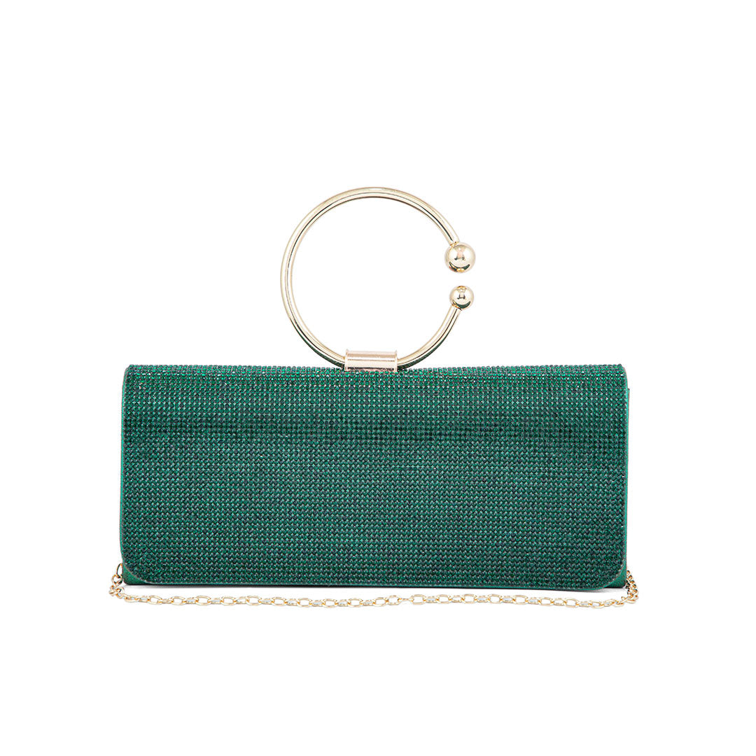 Green Fancy Shoulder Bag P24329