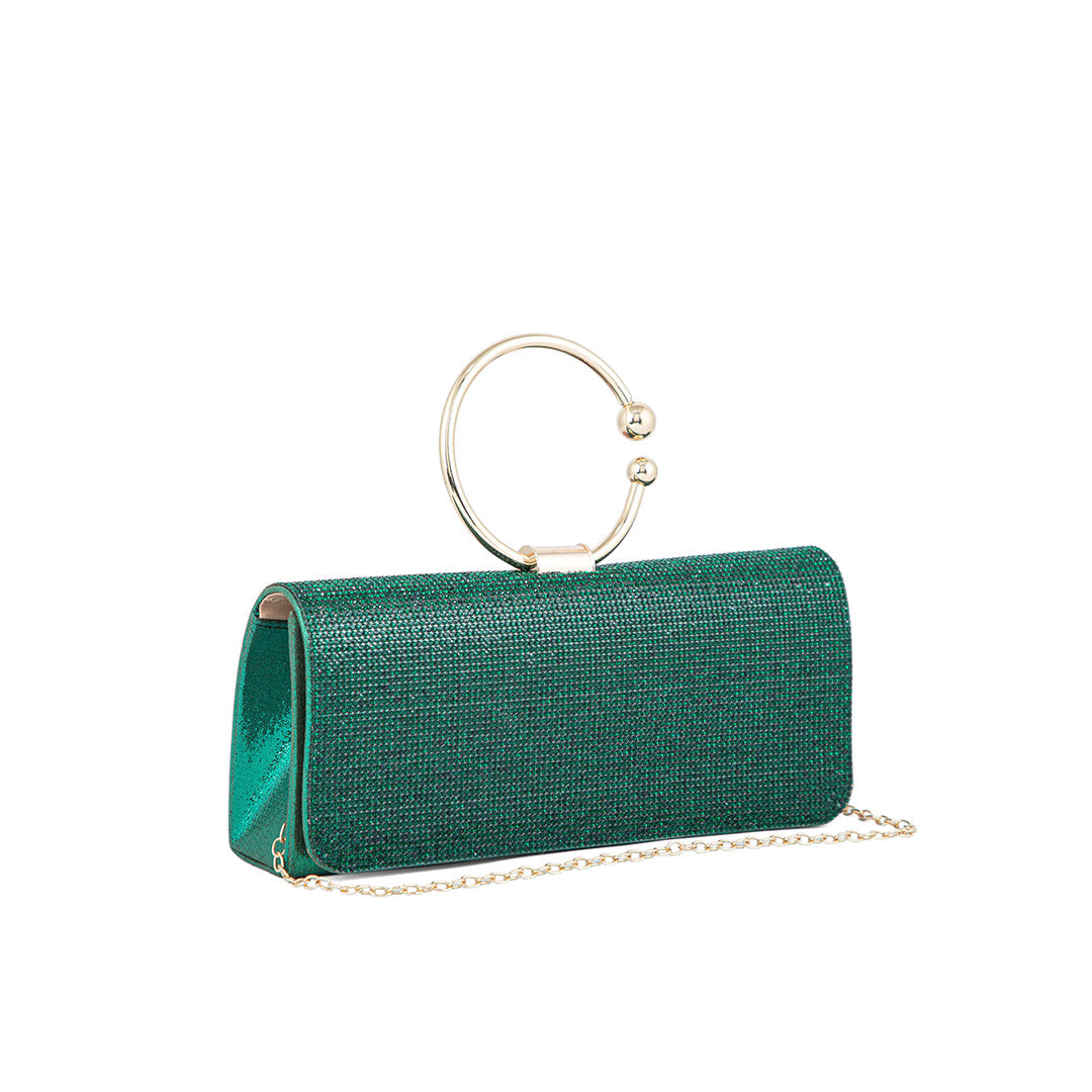 Green Fancy Shoulder Bag P24329