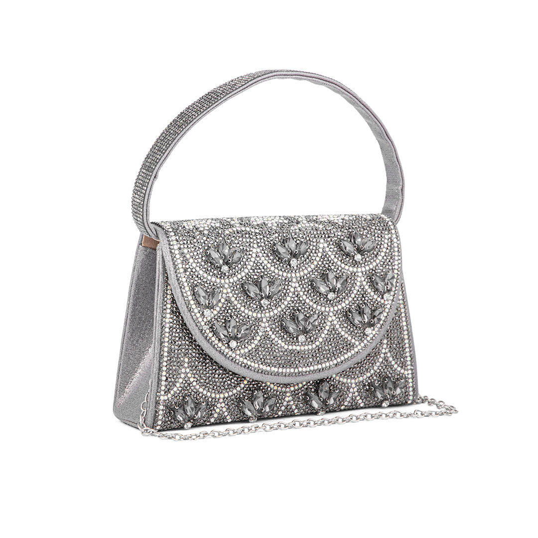Grey Fancy Shoulder Bag P24331