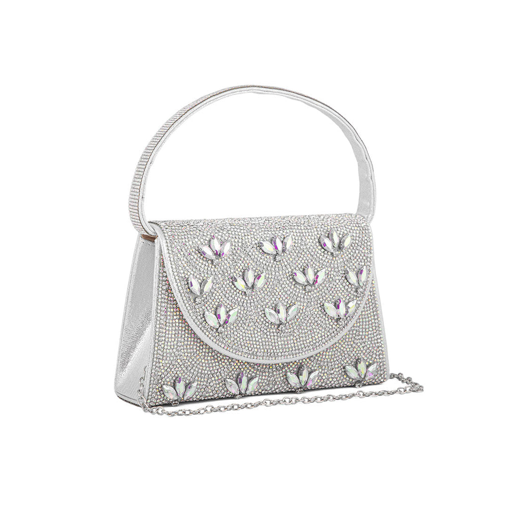 AB Silver Fancy Shoulder Bag P24331