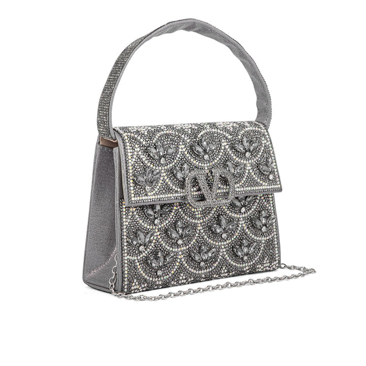 Grey Fancy Shoulder Bag P24333