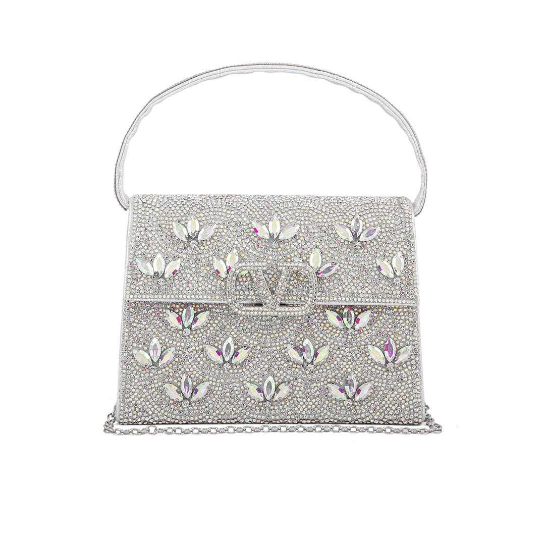 AB Silver Fancy Shoulder Bag P24333