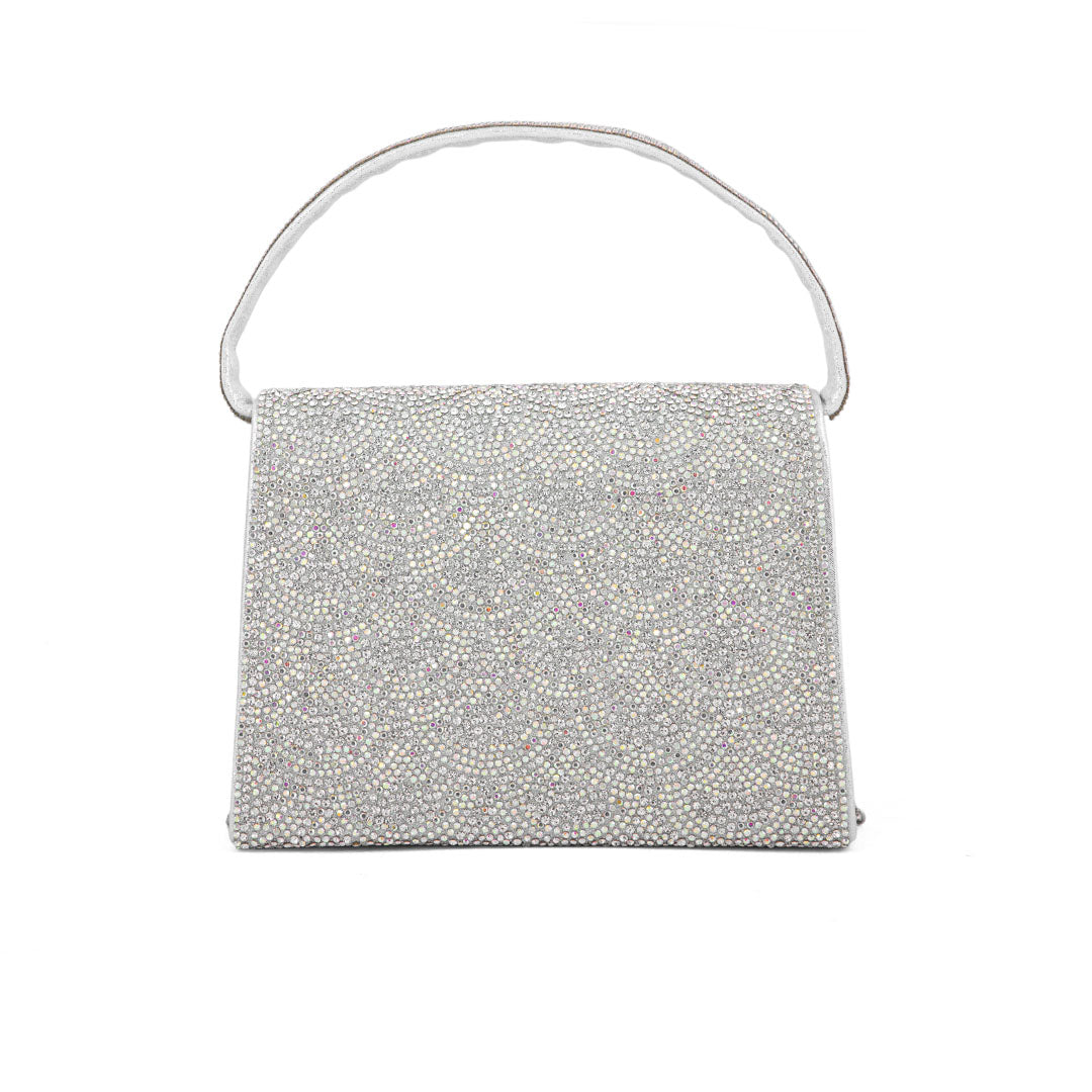 AB Silver Fancy Shoulder Bag P24333