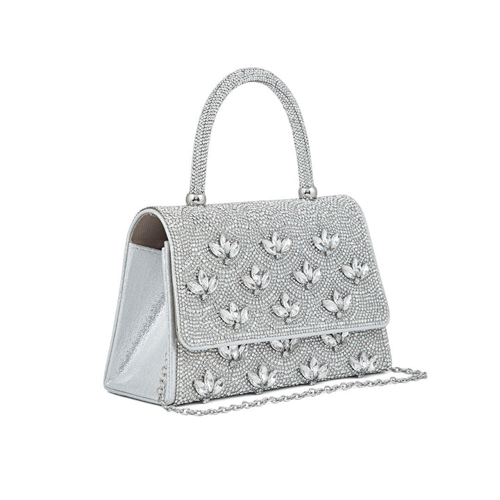 Silver Fancy Shoulder Bag P24334