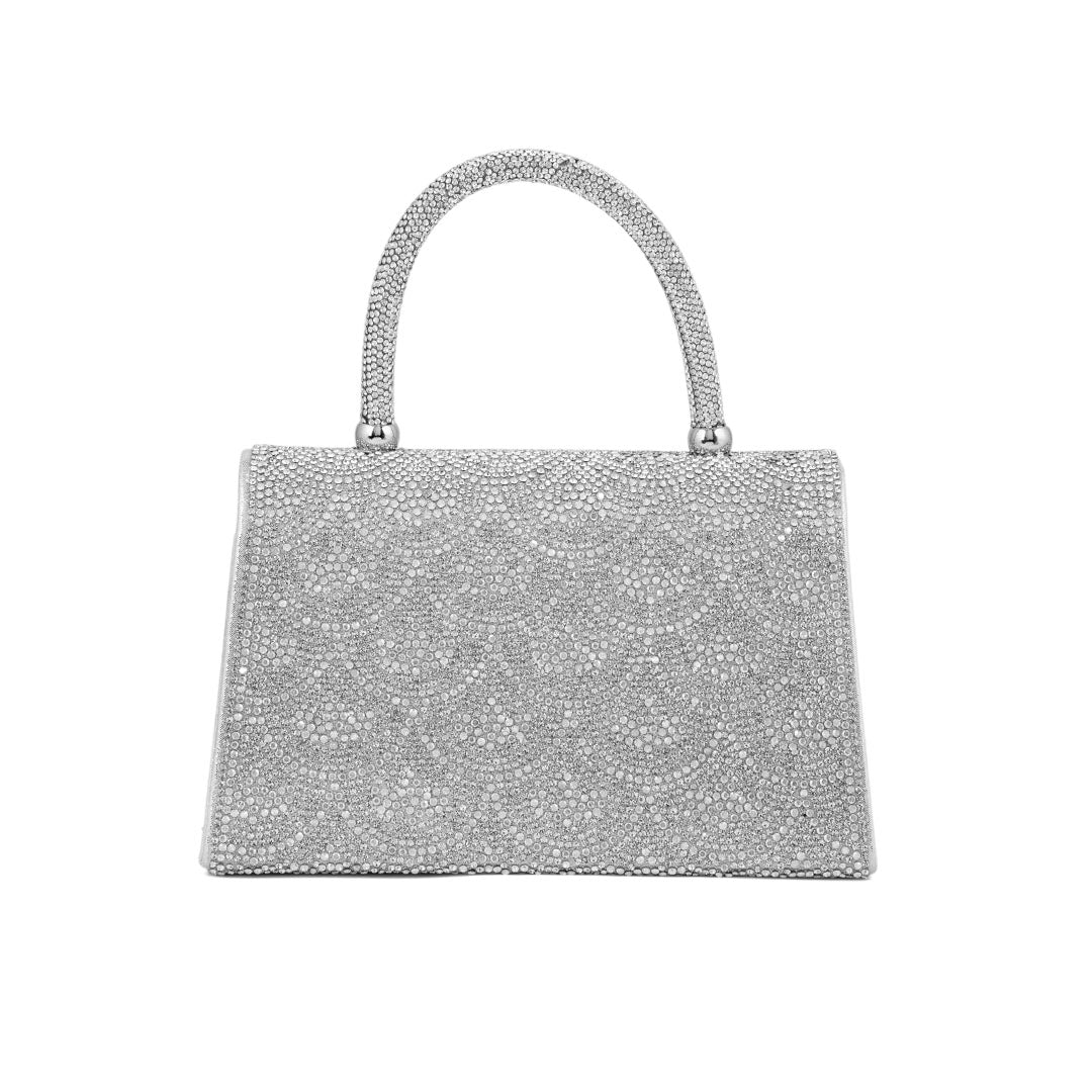 Silver Fancy Shoulder Bag P24334