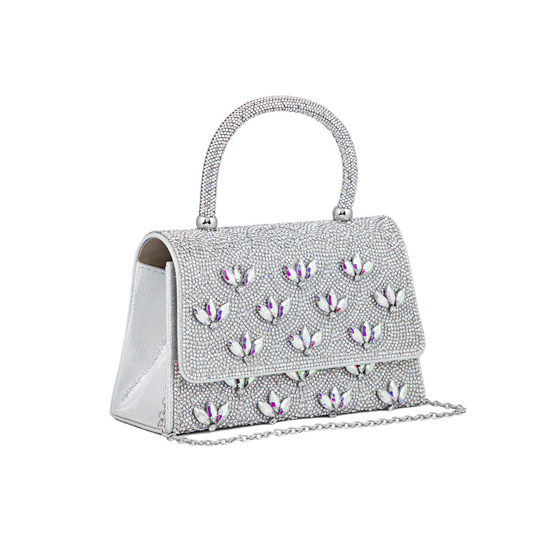 AB Silver Fancy Shoulder Bag P24334