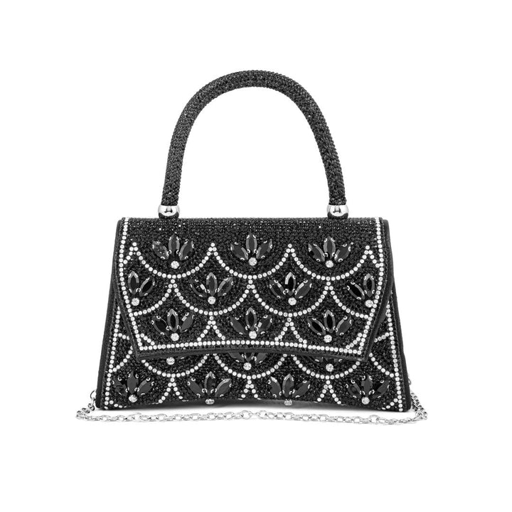 Black Fancy Shoulder Bag P24335