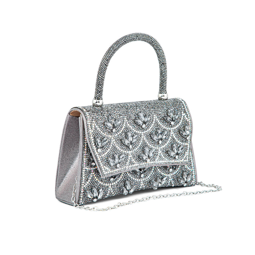 Grey Fancy Shoulder Bag P24335