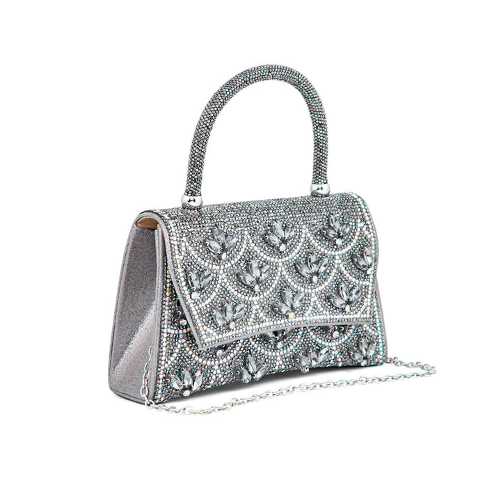 Grey Fancy Shoulder Bag P24335