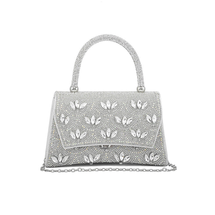 Silver Fancy Shoulder Bag P24335