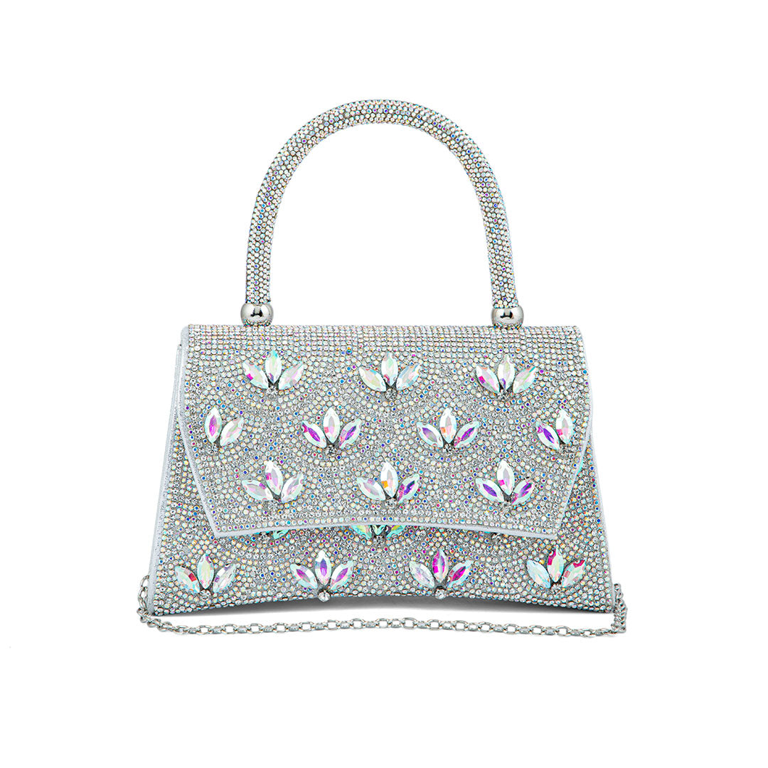 AB Silver Fancy Shoulder Bag P24335
