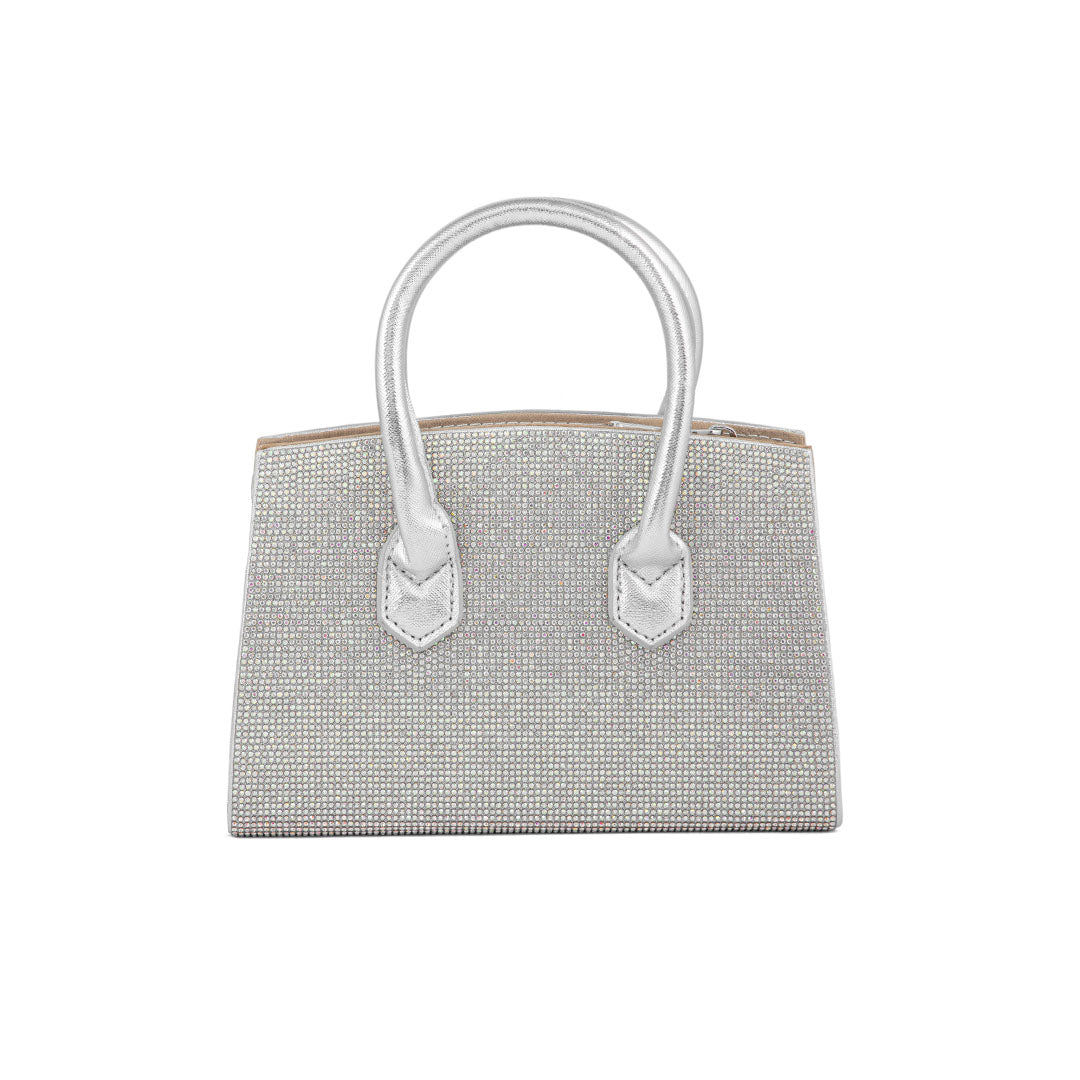 AB Silver Fancy Shoulder Bag P24337