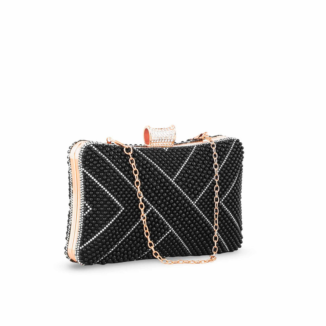 Black Bridal Clutch P24357