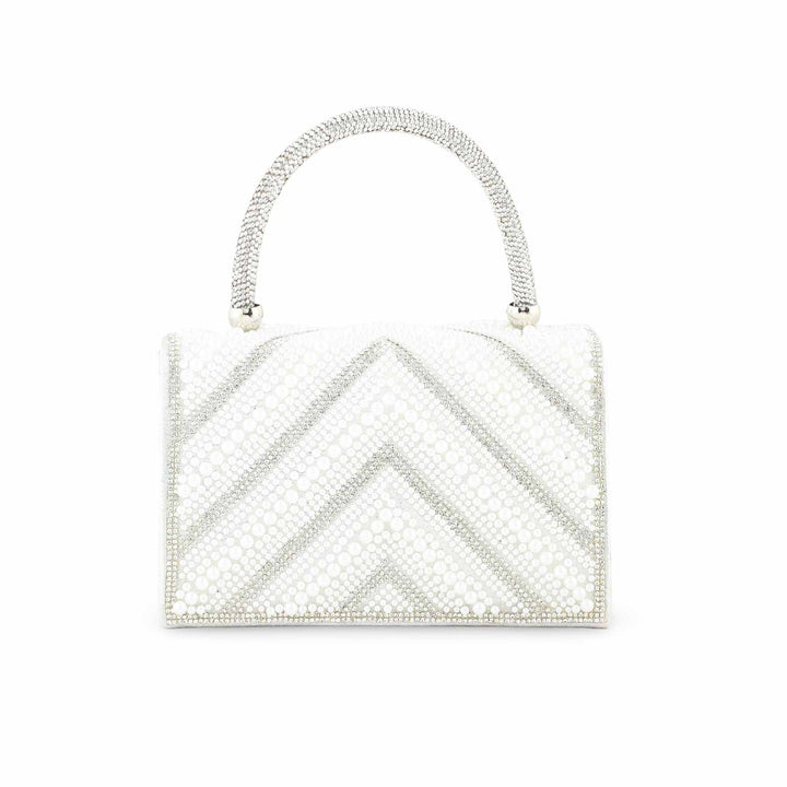 White Bridal Clutch P24366