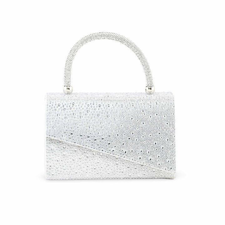 Silver Bridal Clutch P24369