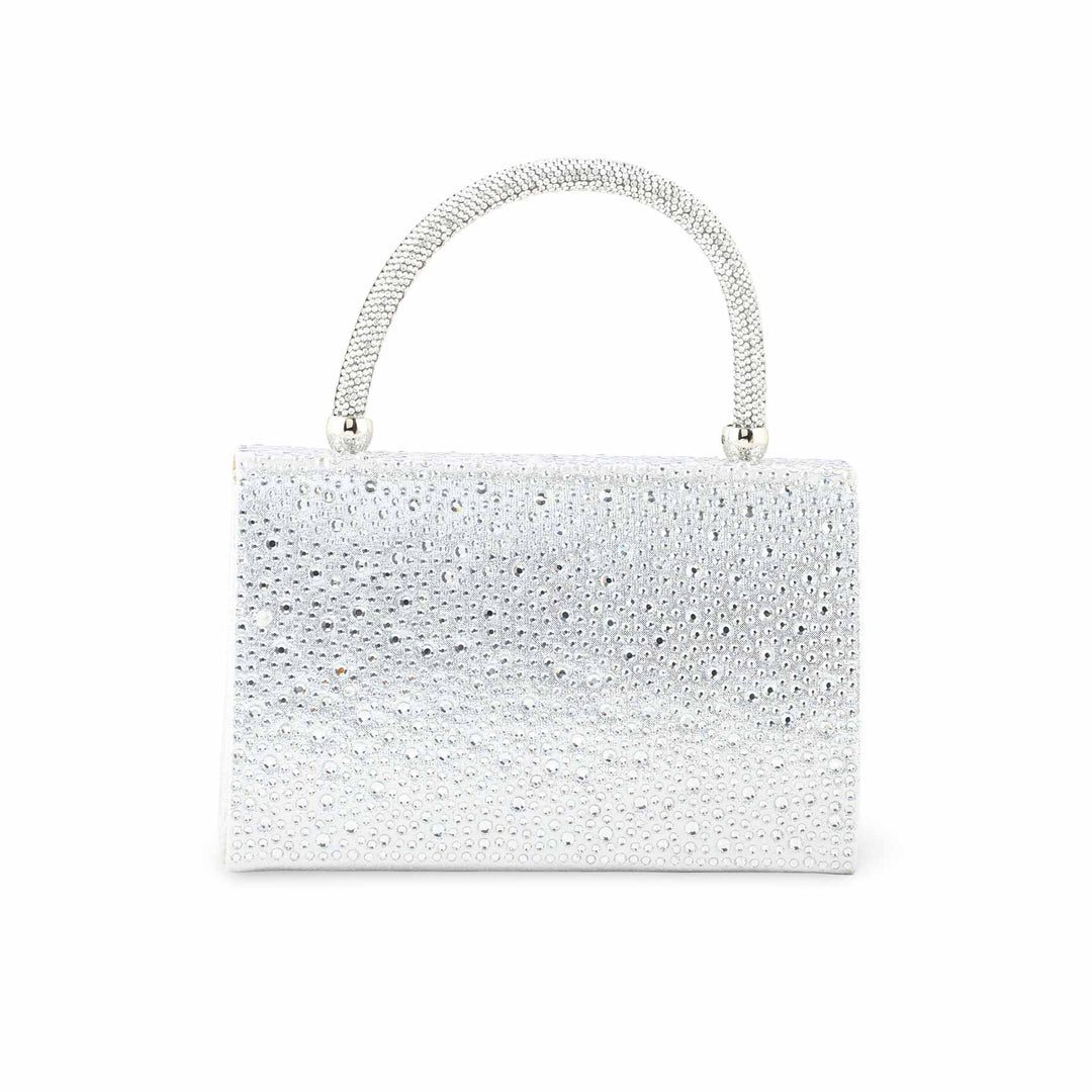 Silver Bridal Clutch P24369