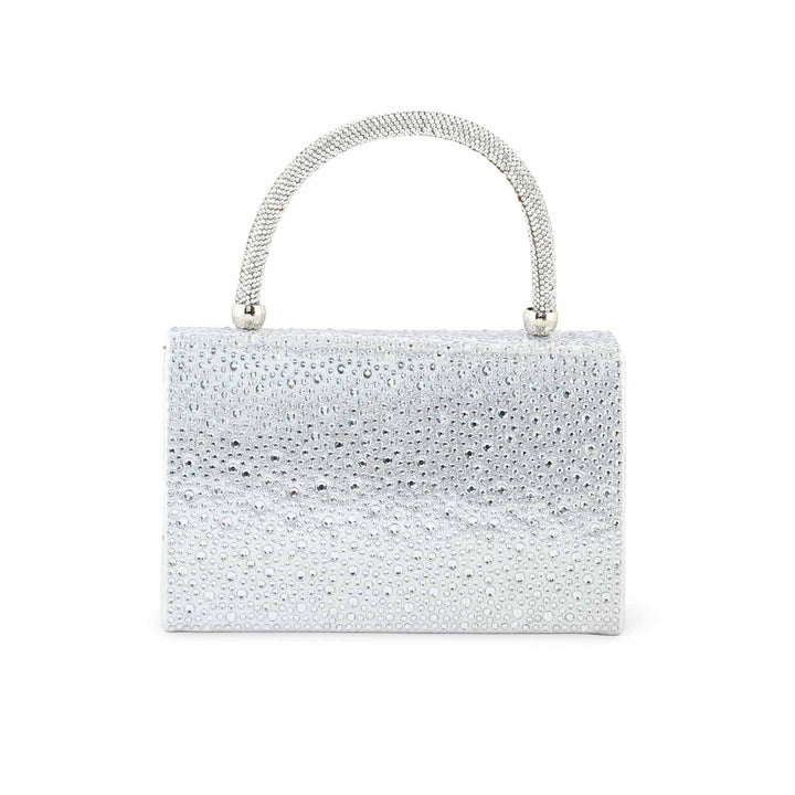 Silver Bridal Clutch P24370