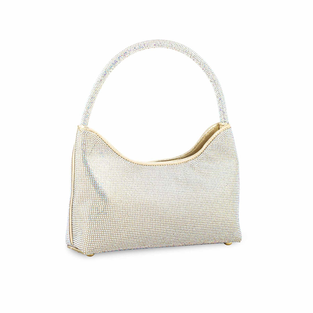 AB Golden Fancy Clutch For Women P24372