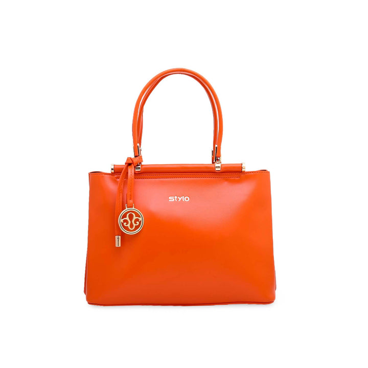 Orange Formal Hand Bag P35239