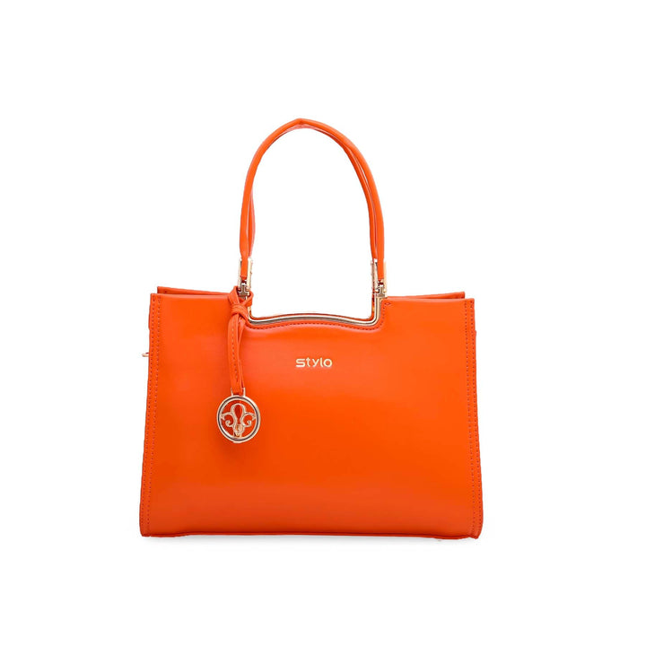 Orange Formal Hand Bag P35241