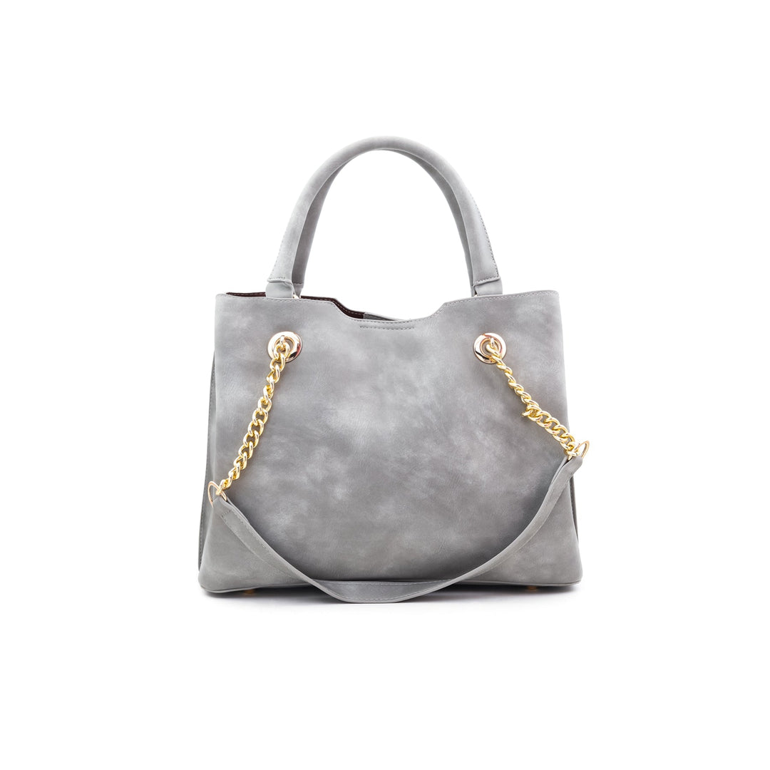 Grey Formal Hand Bag P35426