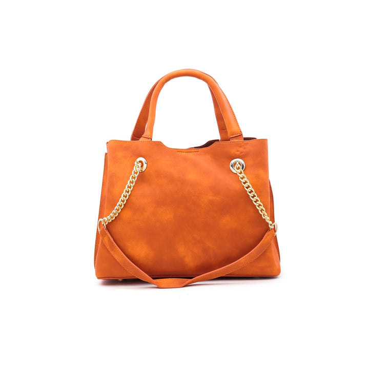 Orange Formal Hand Bag P35426