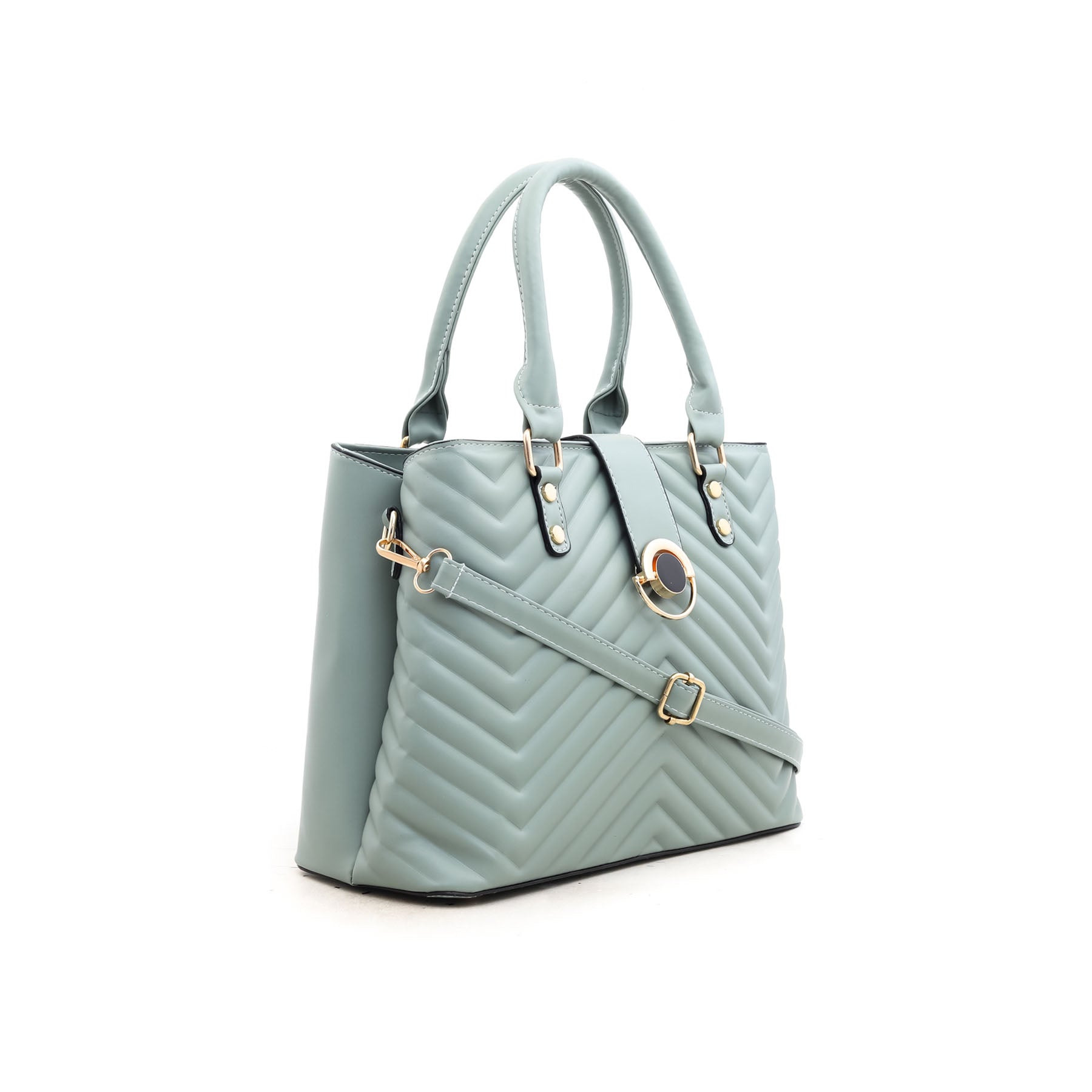 Green Formal Hand Bag P35591