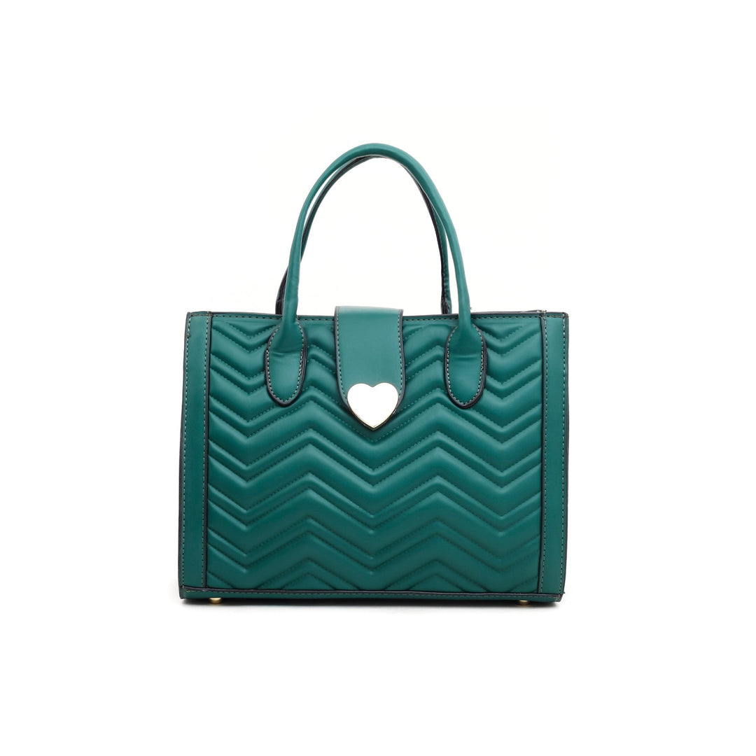 Green Formal Hand Bag P35631