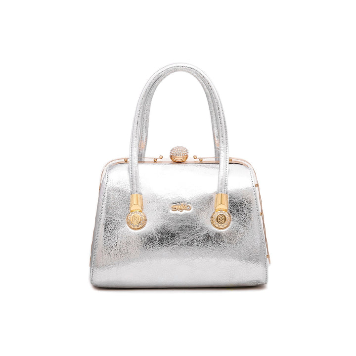 Silver Fancy Hand Bag P35831