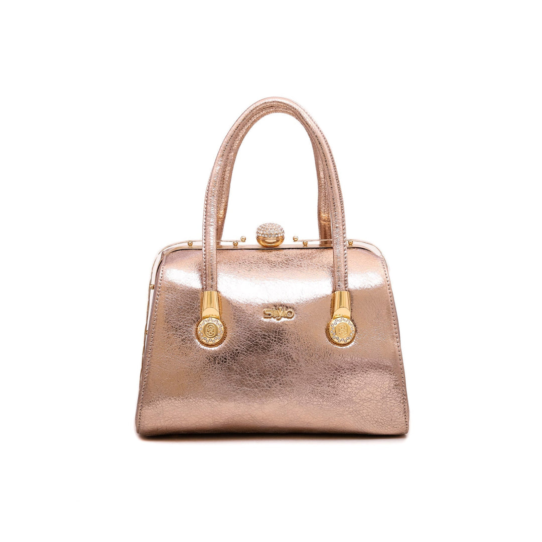 Champagne Fancy Hand Bag P35831