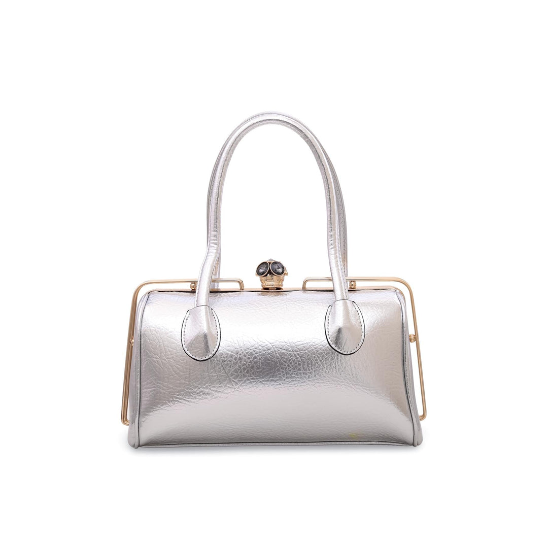 Silver Fancy Hand Bag P35834