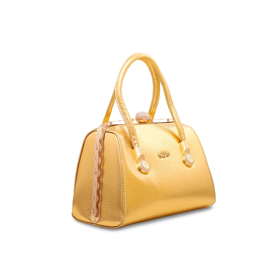 Golden Fancy Hand Bag P35837