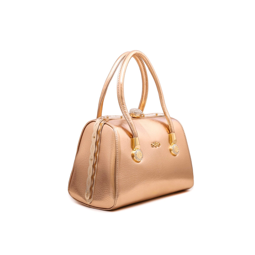 Champagne Fancy Hand Bag P35837