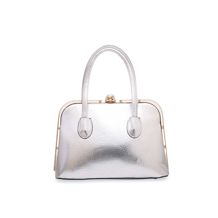 Silver Fancy Hand Bag P35839