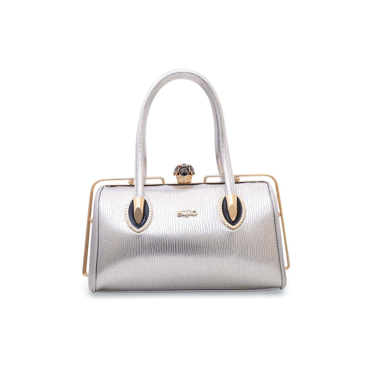 Silver Fancy Hand Bag P35840