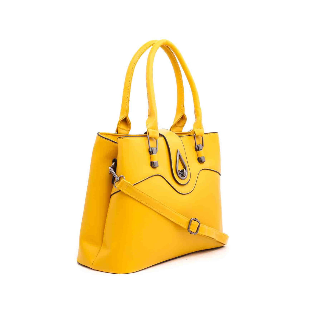 Yellow Formal Hand Bag P35872