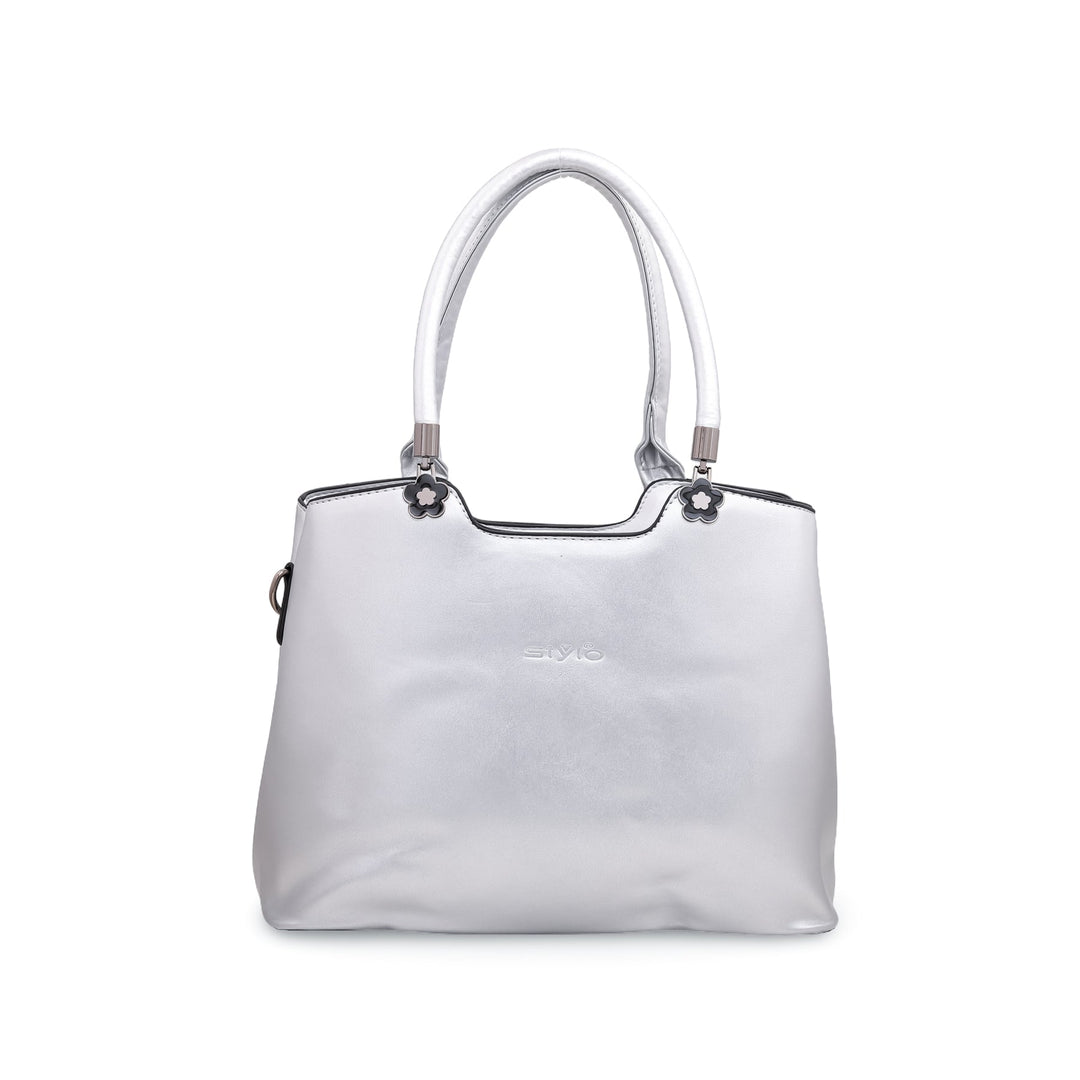 Silver Formal Hand Bags P35874