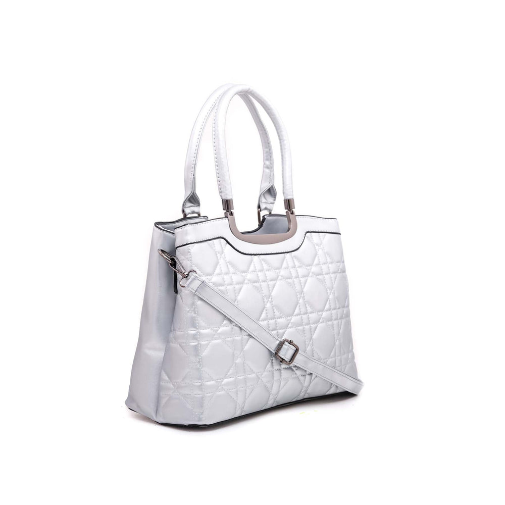 Silver Formal Hand Bag P35880