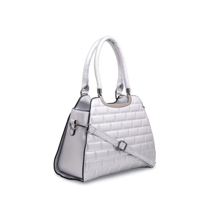 Silver Formal Hand Bag P35881