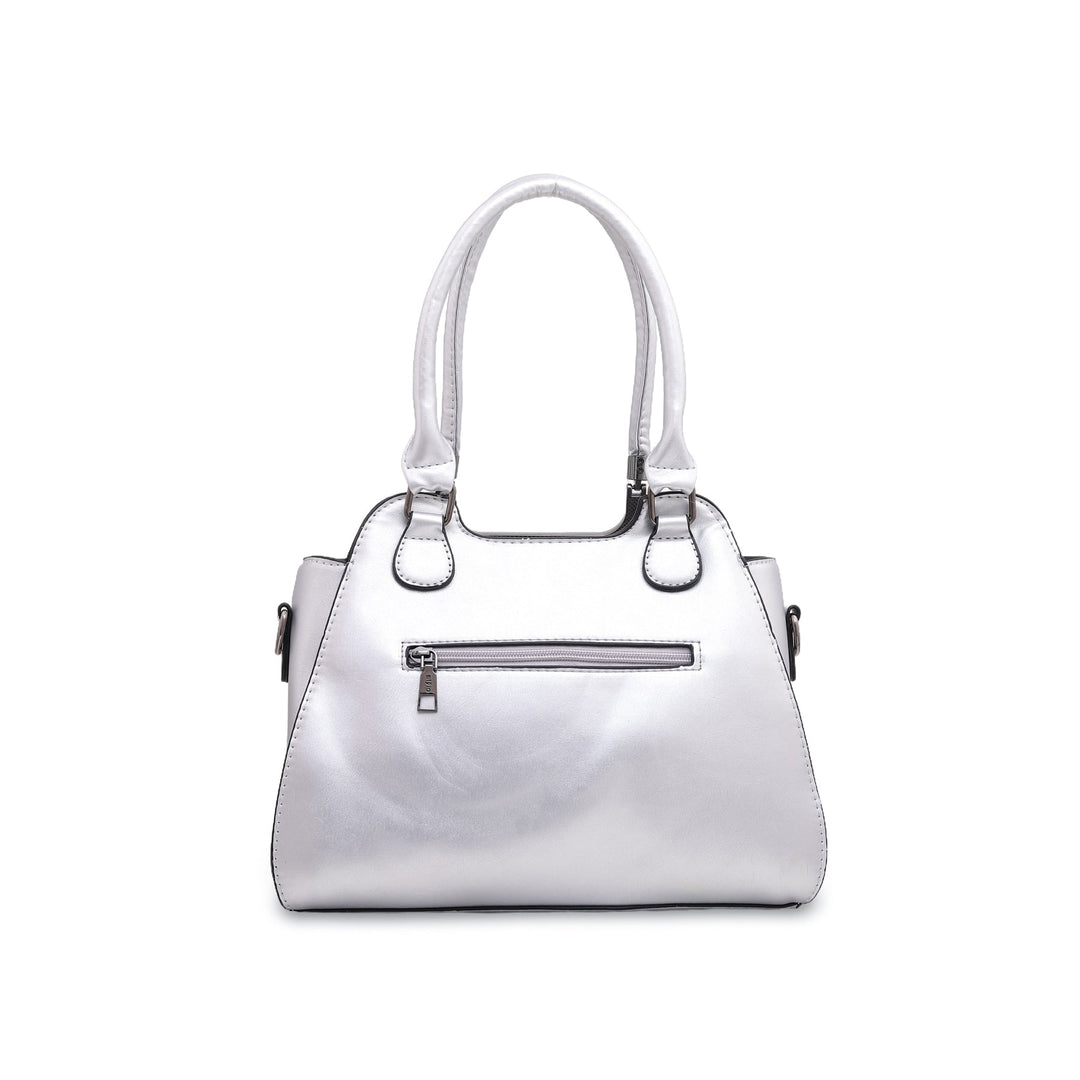 Silver Formal Hand Bag P35881