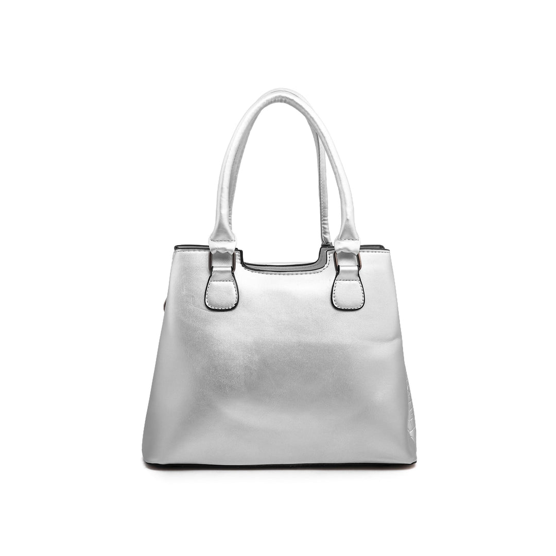 Silver Formal Hand Bag P35892