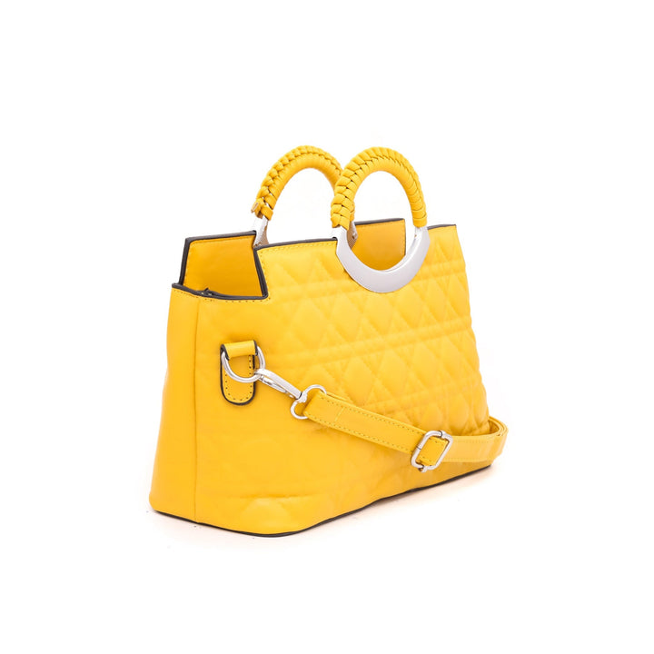 Yellow Formal Hand Bag P35900