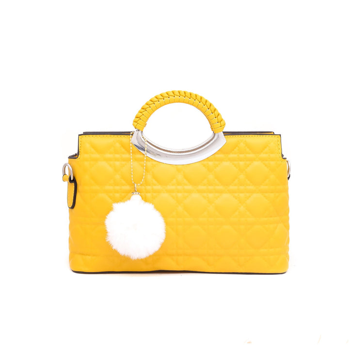 Yellow Formal Hand Bag P35900