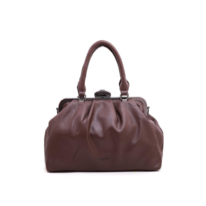 Brown Formal Hand Bag P35957