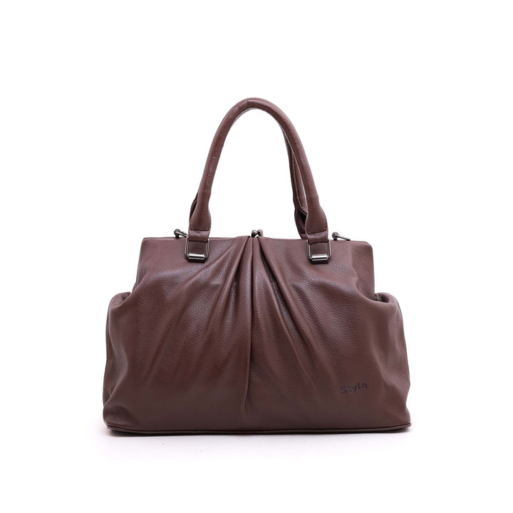 Brown Formal Hand Bag P35958