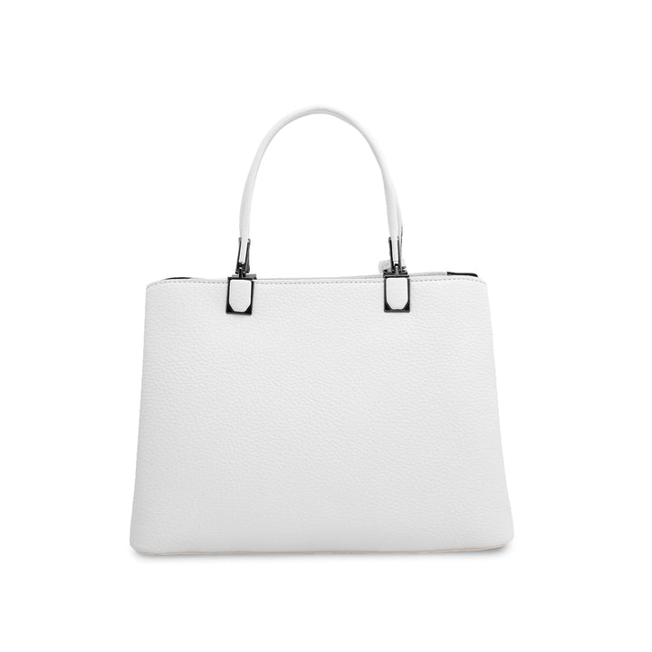 White Formal Hand Bag P35959