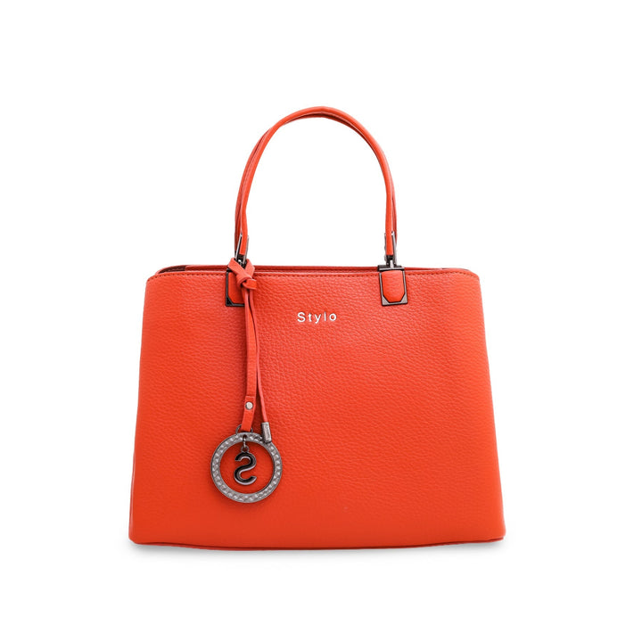 Orange Formal Hand Bag P35959