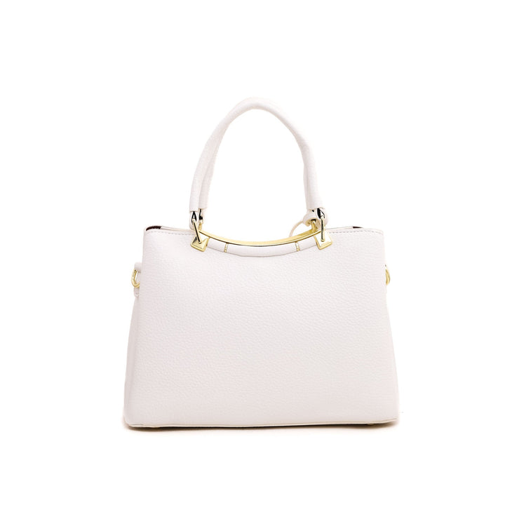 White Formal Hand Bag P35961