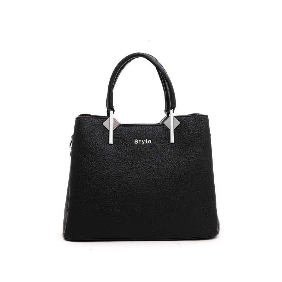 Black Formal Hand Bag P35972